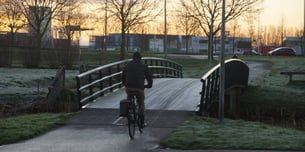 gladde fietstbrug