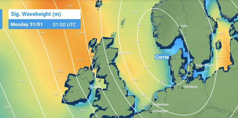 Storm Corrie 