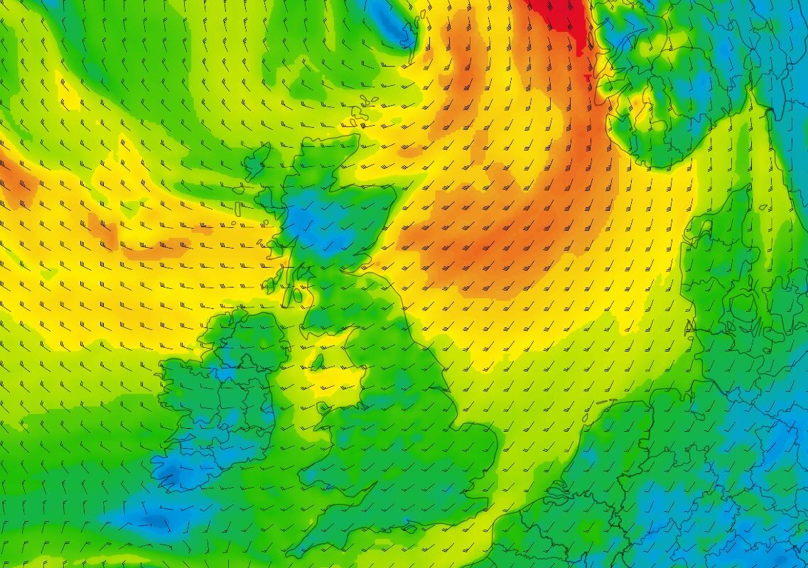 Wind Sat 24-2-24 12z