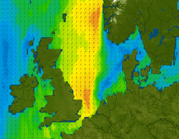 North Sea marine weather briefing week 12, 2024