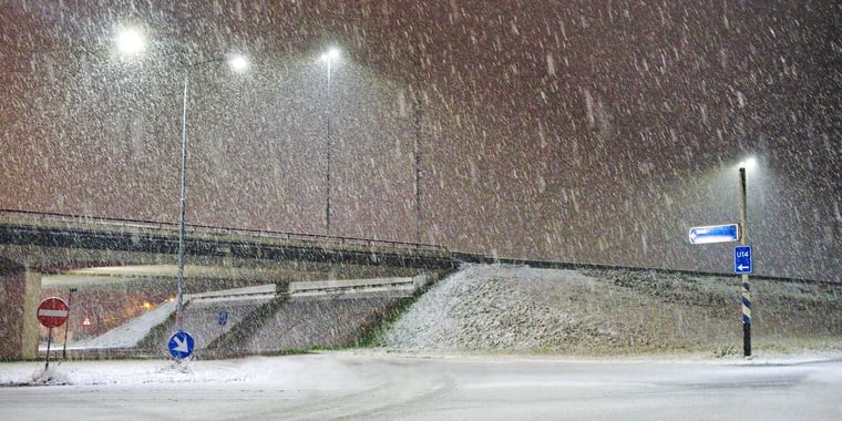 Sneeuw regio Eindhoven