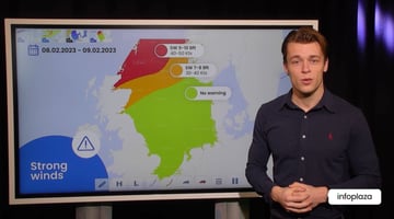 Arjan Willemse with the North Sea weather briefing of this week