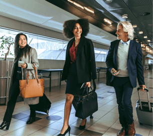 business travelers audience small
