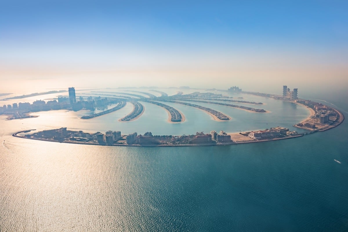 Palm eilanden Dubai