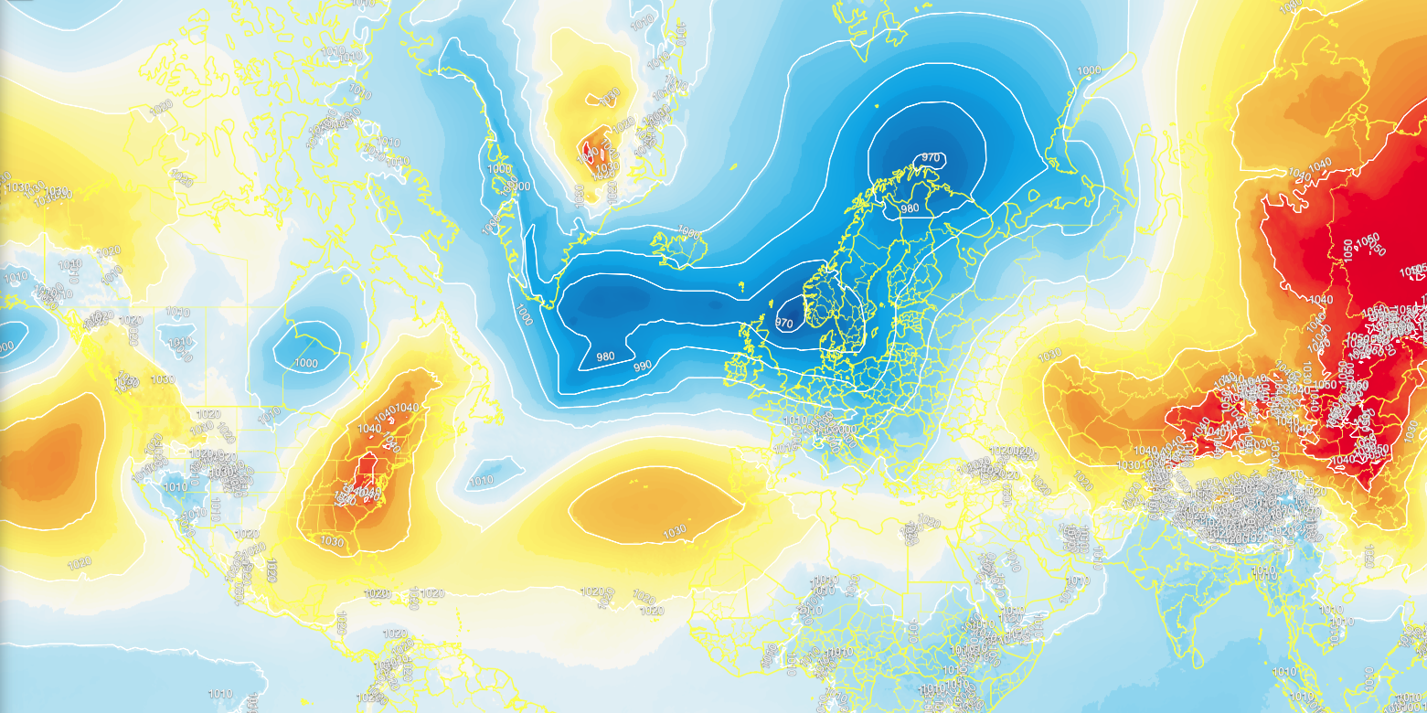 How do lowpressure areas form and what effect do they have out on the