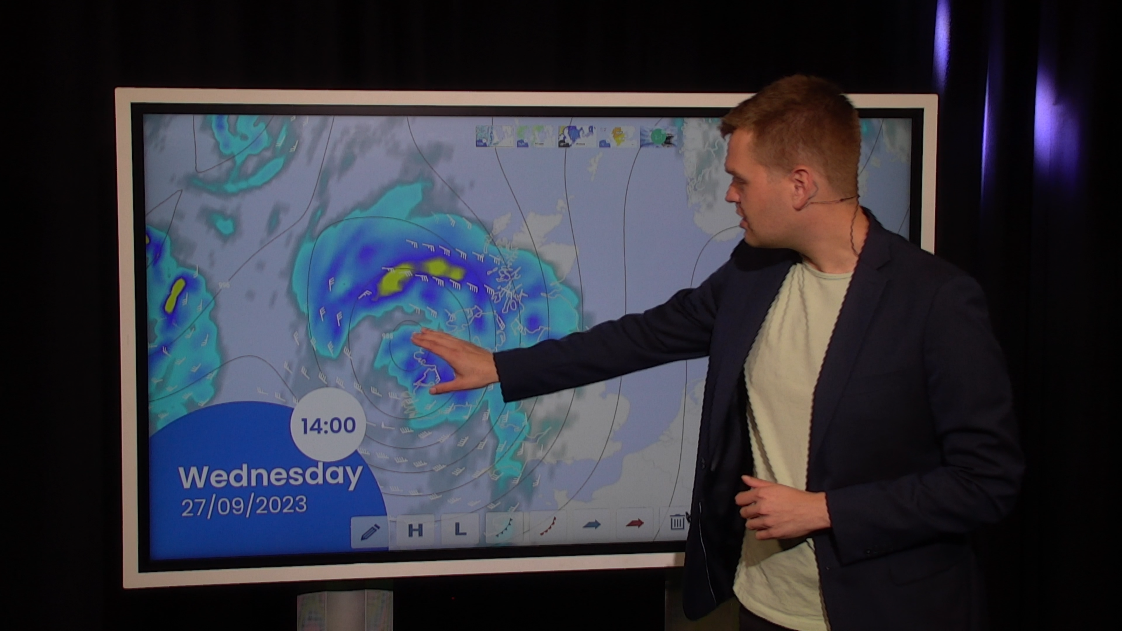North Sea Weather Briefing Week 39: Southwesterlies will persist